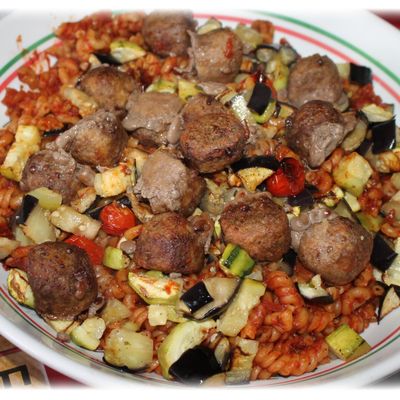 Pâtes et boulettes de boeuf au Ninja Combi-12-en-1
