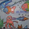 65- Toujours de beaux dessins sur le thème des poissons.