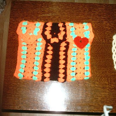 voila ma dernier créa pochette