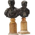 Italian Bronze Busts of Caesars & Roman Emperors, 19th Century 