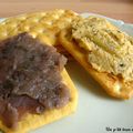 Tartines pour l'apéro au caviar d'aubergine et au caviar de courgettes