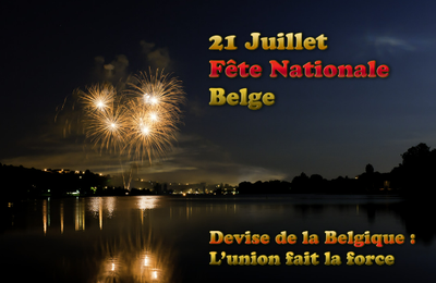 C'est la fête en Belgique, on a ressorti les décos et drapeaux! 