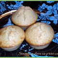 Muffins amandes coeur de chocolat et partenariat La Mandorle