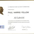 Cérémonie d'amitié du RC de Fès avec les Rotary Club de Belgique et remise de distinction du Rotary International