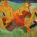 "Trois personnages assis dans l'herbe" (1906) - André Derain