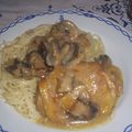 poulet au citron et champignons