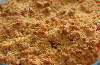 Crumble aux carottes et au jus d'orange