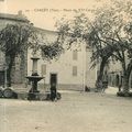 A CARCES (83), FUT UNE PLACE DU XVe CORPS...