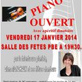 PIANO BAR spécial TÉLÉTHON le 17/01/14 à ALLOUVILLE BELLEFOSSE