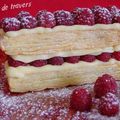 Millefeuilles aux framboises