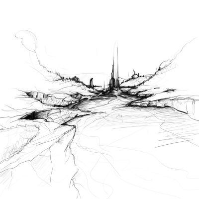 Paysage #5 (en cours)