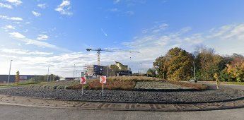 Rond-point à Mouscron (Belgique)