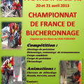 Championnat de France de Bûcheronnage à Noirétable (2013)