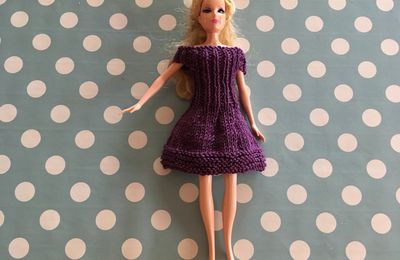 Vestiaire de Barbie : la robe Aubergine ample