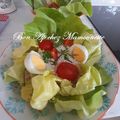 SALADE DU JARDIN D’UN MIDI VITE FAITE