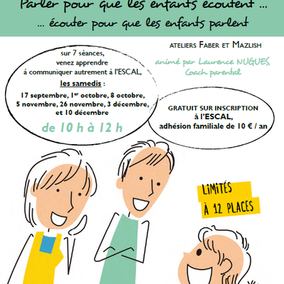 ateliers "parler pour que les enfants écoutent" à Marguerittes (Gard)