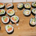 Mes premiers sushis