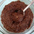 pâte à tartiner figue-graines de lin-chocolat noir