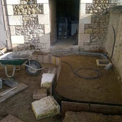 premieres esquisses de la terrasse 