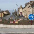 Rond-point à Nonant-le-Pin