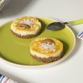 Petits cheesecakes piña colada