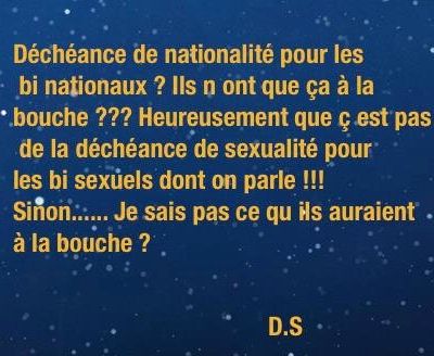 Ma pensée du jour !!! 