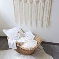 Banderole macramé en coton