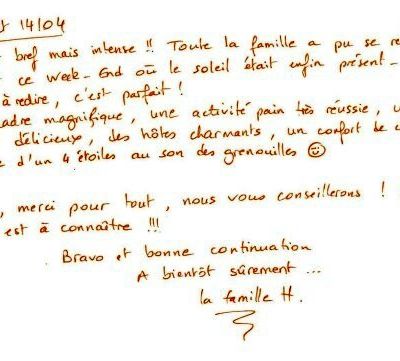 Week-end du 14 Avril 2013