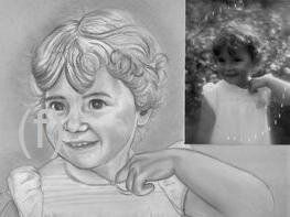 Portrait d'une fillette qui a presque 20 ans aujourd'hui!!