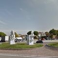 Rond-point à Riccione (Italie)