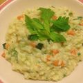 Risotto printanier aux légumes