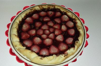 Pizza Nutella fraise