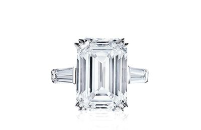 A 10.57 Carat D Colour Flawless Type IIa Diamond Ring, by Tiffany & Co.