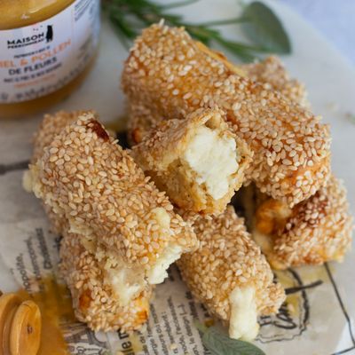 Feta panée au sésame #sansgluten