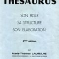 Lire sur la construction de thésaurus