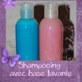 Shampooings avec base lavante