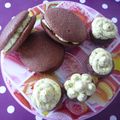 Les whoopies chocolat creme de pistache