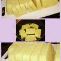 pain de polenta poêlé au beurre!