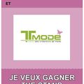 Un clic, un vote, un stand sur le prochain salon Tmode!!