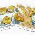 ღ " Miam " Minis éclairs au saumon fumé et choux au crabe