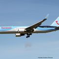 Aéroport: Lourdes-Tarbes:(Ossun):(LDE): Thomson Airways: Boeing 767-304(ER)(WL): G-OBYH: MSN:28883/737.