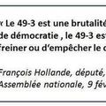 49-3 : Français , ils se foutent vraiment de votre gueule et de plus en plus - valls hollande PS - Insolite infos