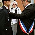 LA MÉDAILLE DE VERMEIL POUR VINGT-CINQ ANS DE SERVICE AU LIEUTENANT MAINON.