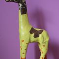 Girafe decopatch + peinture