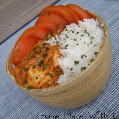 Poulet aux cacahuètes - 4,5pts/pers