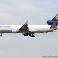 Aéroport: Frankfurt-Hahn (GER): (HHN/EDFH): Lufthansa Cargo: Mc Donnell Douglas MD-11 (F): D-ALCE: MSN:48785/629.