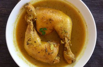 Poulet au thym, poivre noir et curcuma