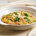 Quinoa aux légumes / blanc de dinde mixé petit