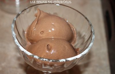 Glace aux truffes en chocolat 