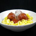 Spaghetti aux boulettes de viande à l’italienne